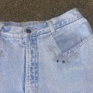 High Rise Women's Vintage Straight Leg Jeans- Blaze Blackfire